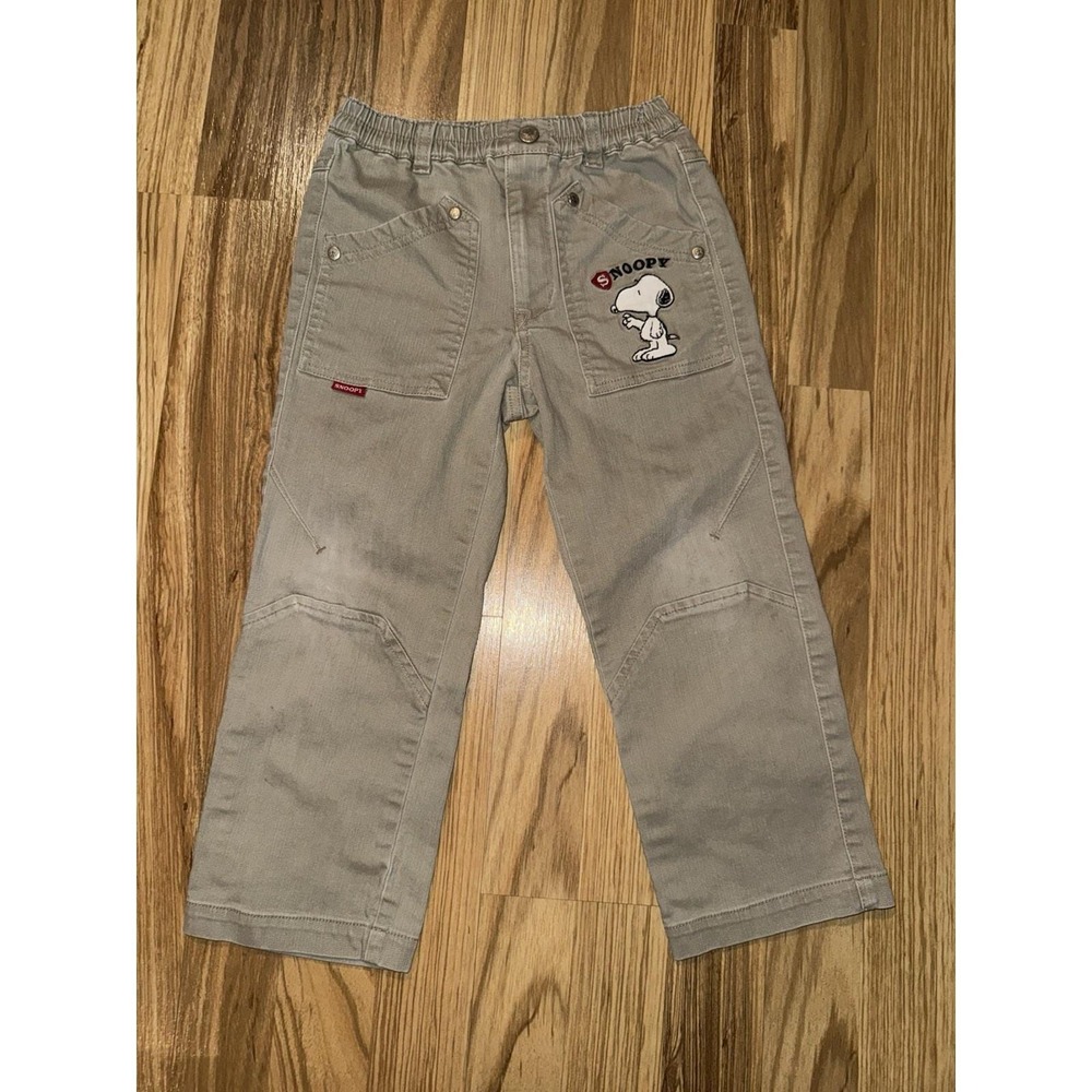 Vintage Y2K Snoopy Khaki Pants Size 110 Boys